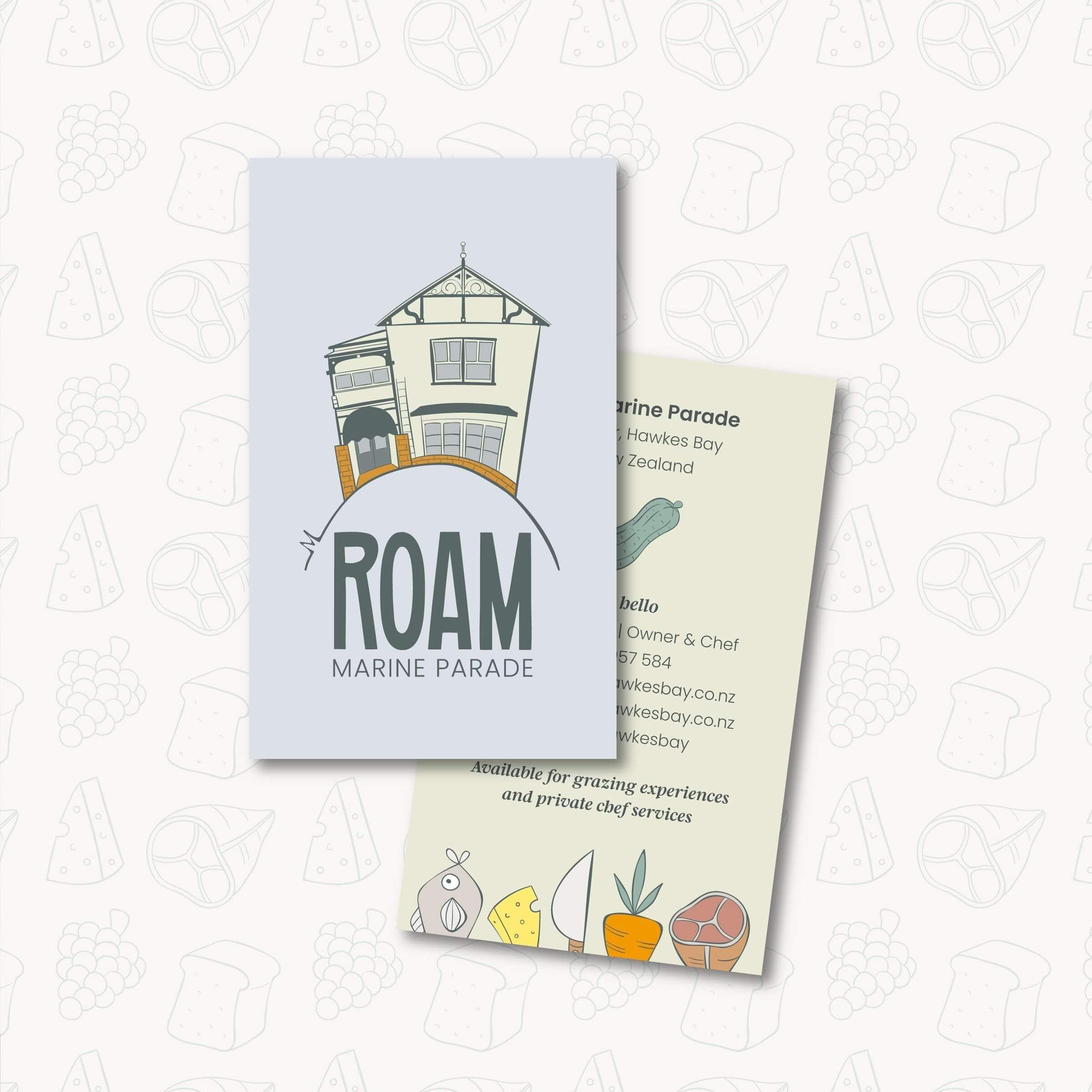 Logo design for ROAM. By Creative Box, Te Awamutu, New Zealand.