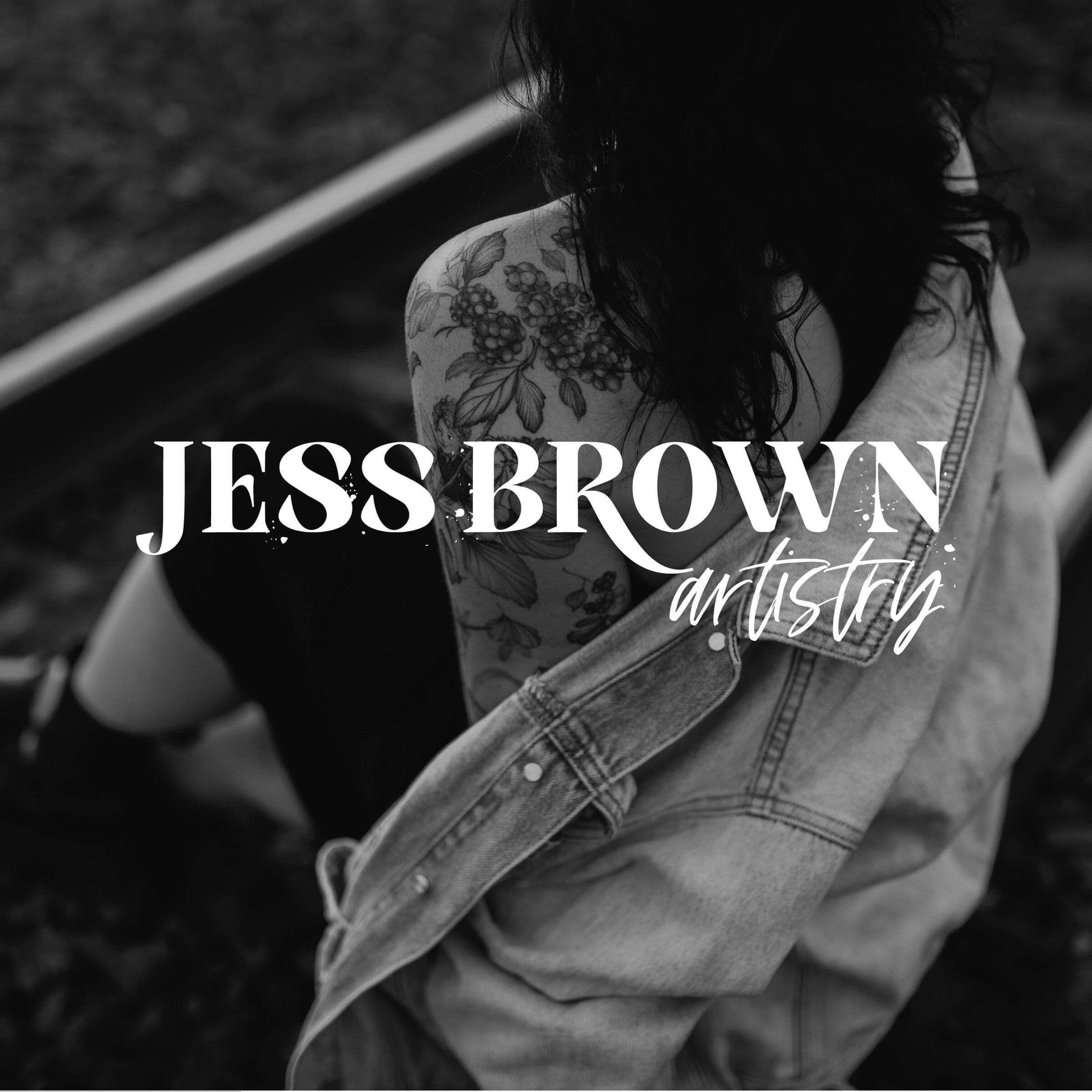 Branding and website design for Jess Brown Artistry, cosmetic tattooist. By Creative Box, Te Awamutu, New Zealand