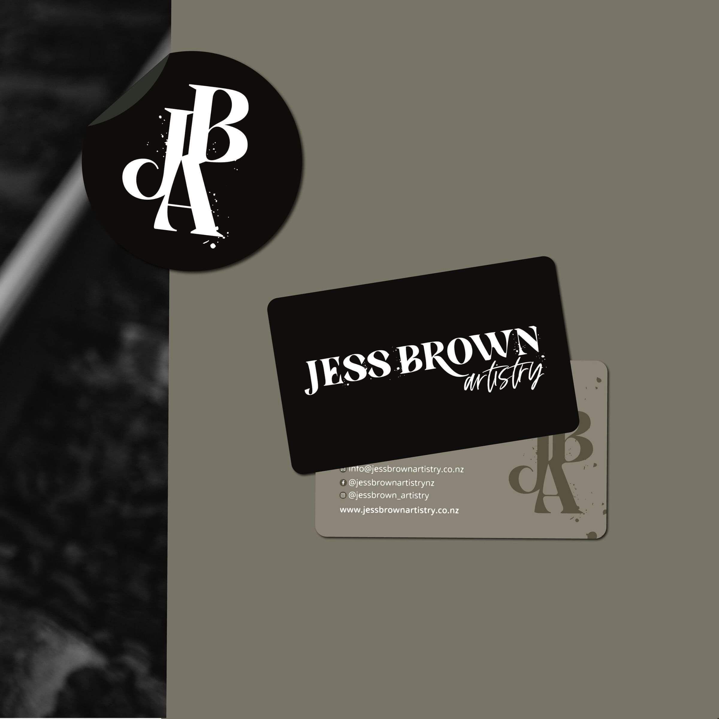 Branding and website design for Jess Brown Artistry, cosmetic tattooist. By Creative Box, Te Awamutu, New Zealand
