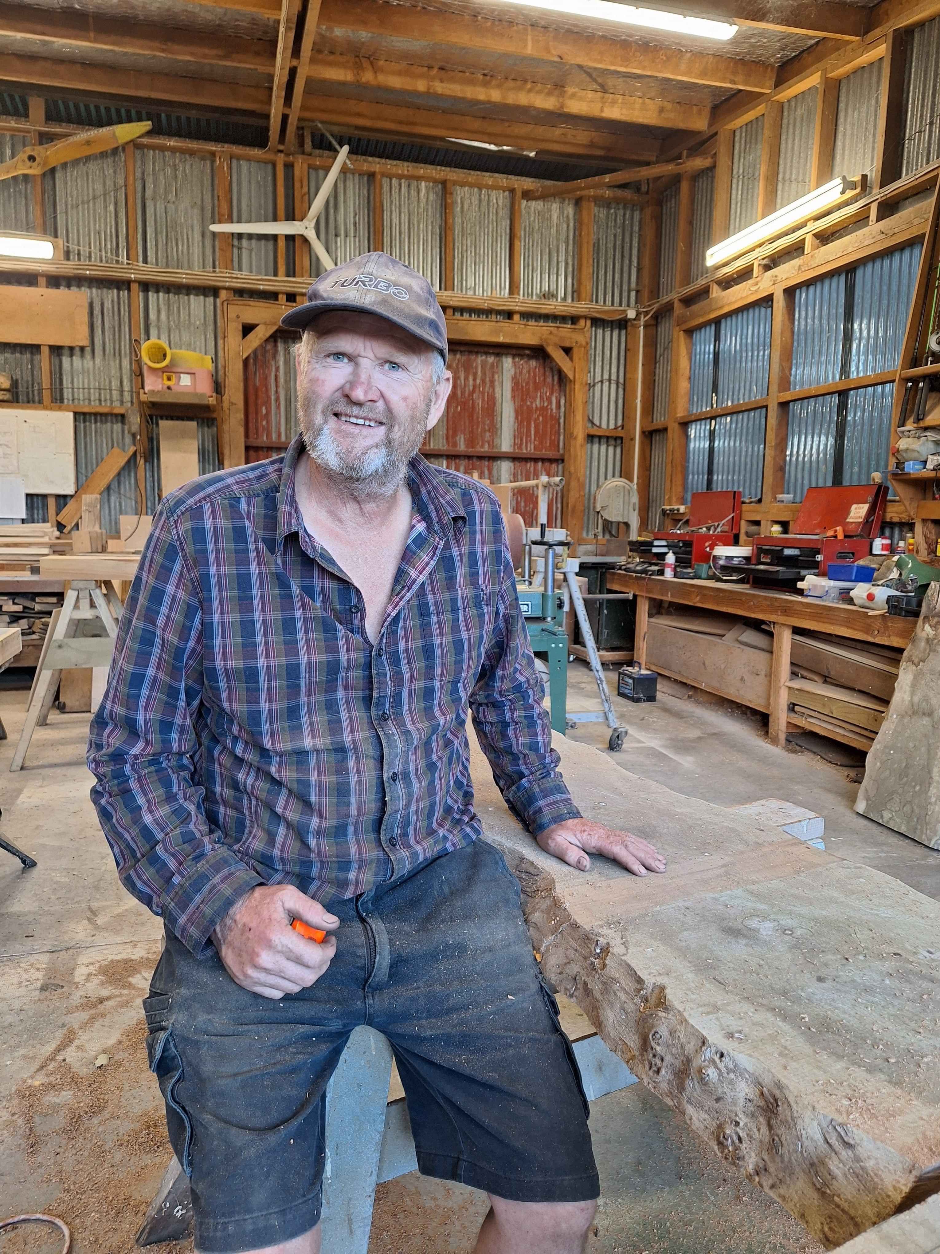 Aaron Ngata at a Northland building site with Bay of Islands view