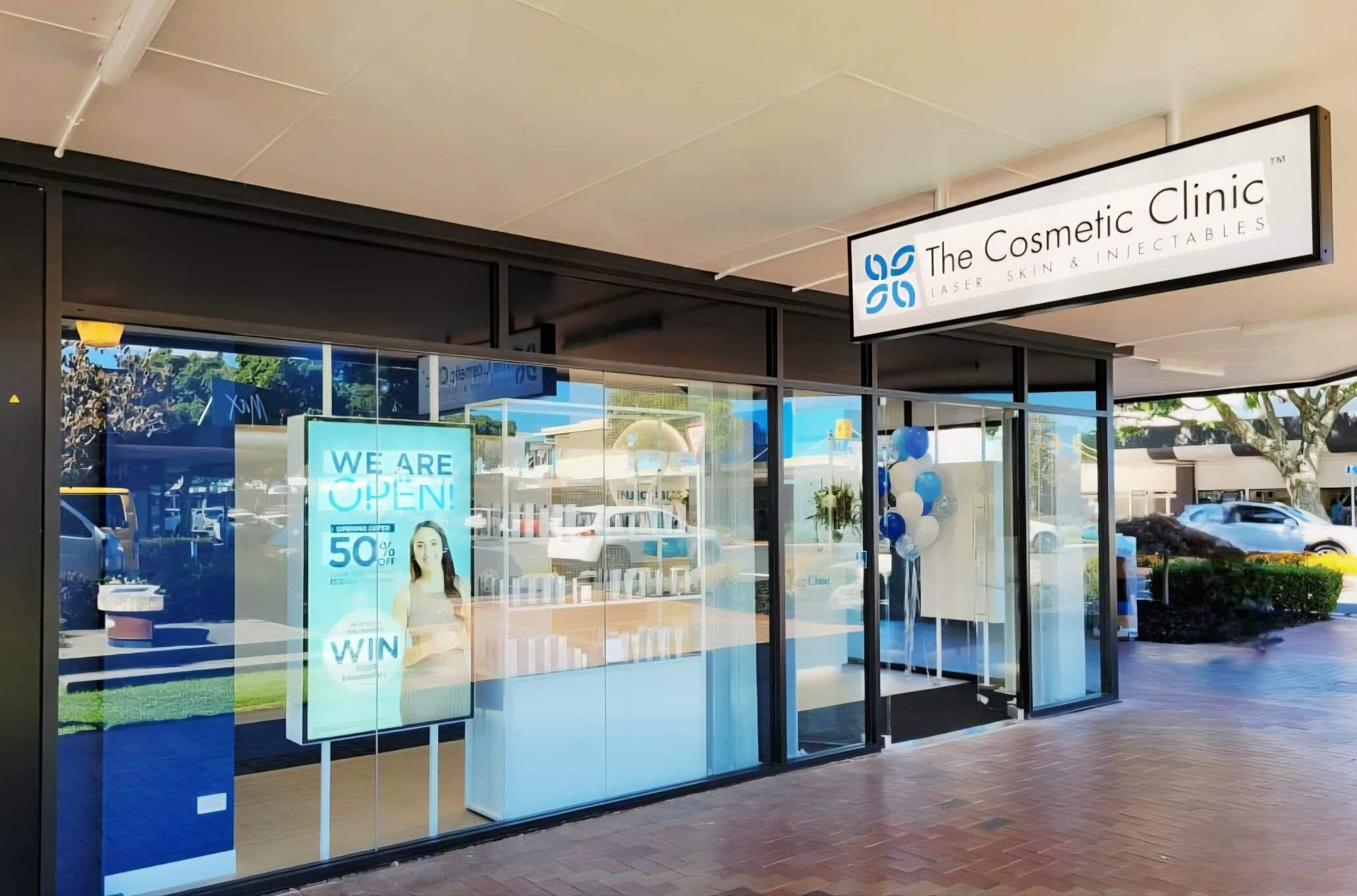 Glass shopfronts for The Cosmetic Clinic