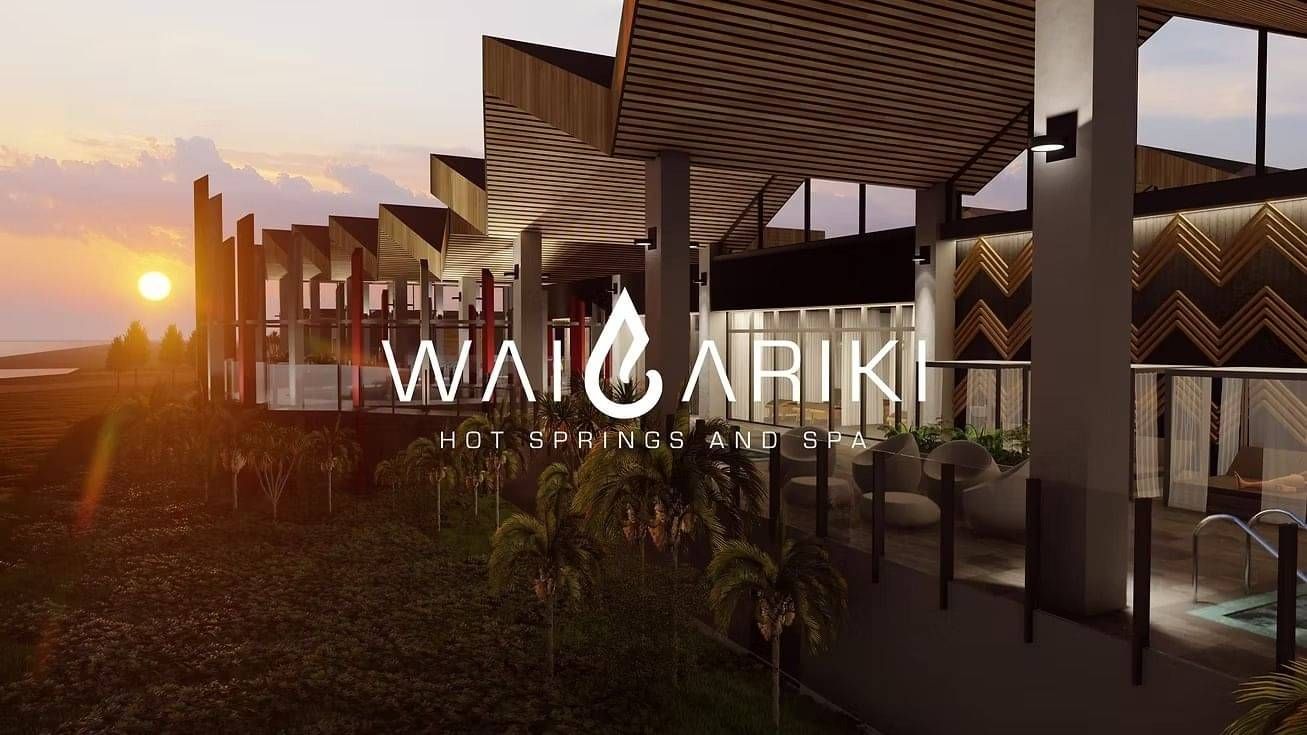 Wai Ariki Hot Springs and Spa external glass