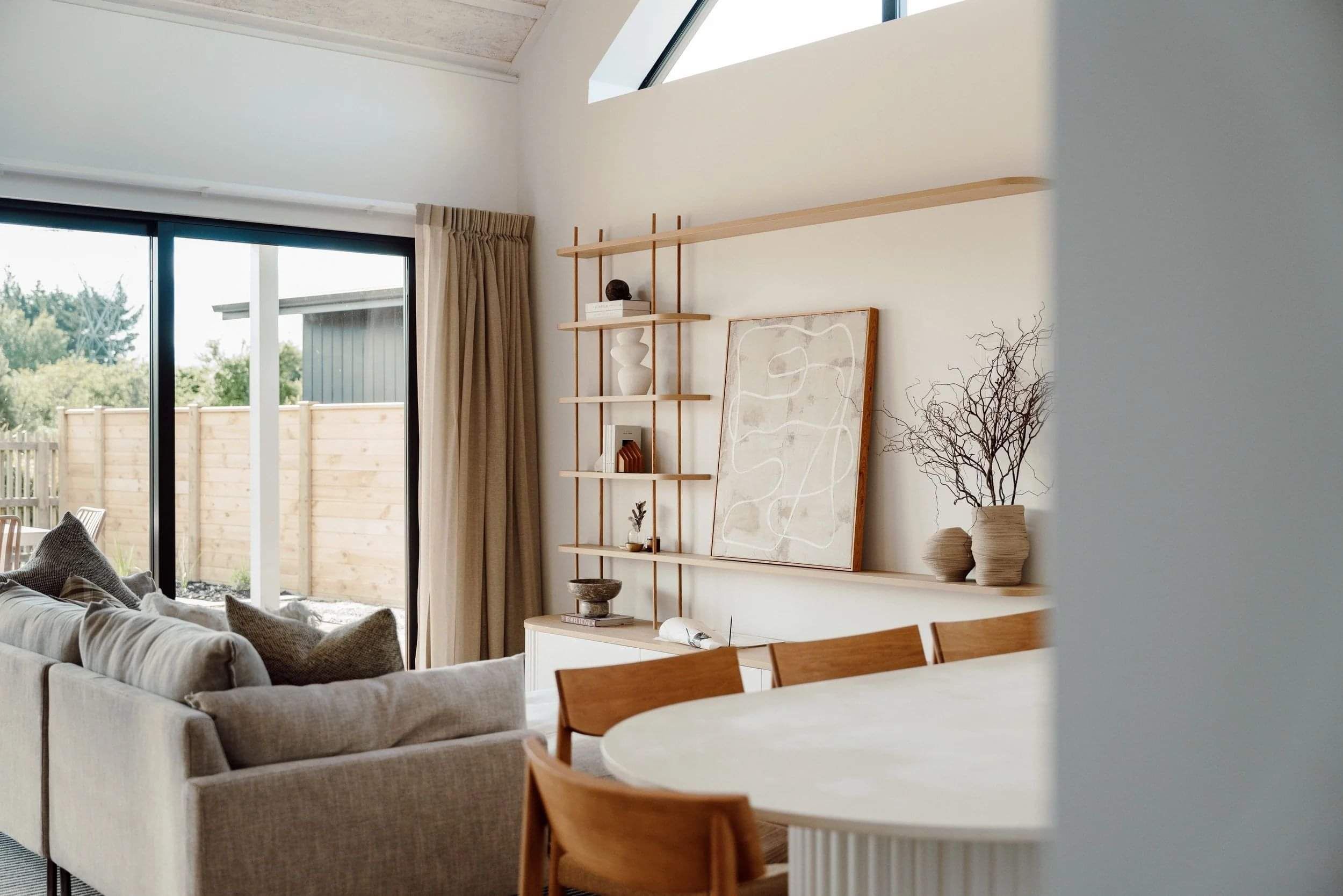 Modern living space architecturally designed