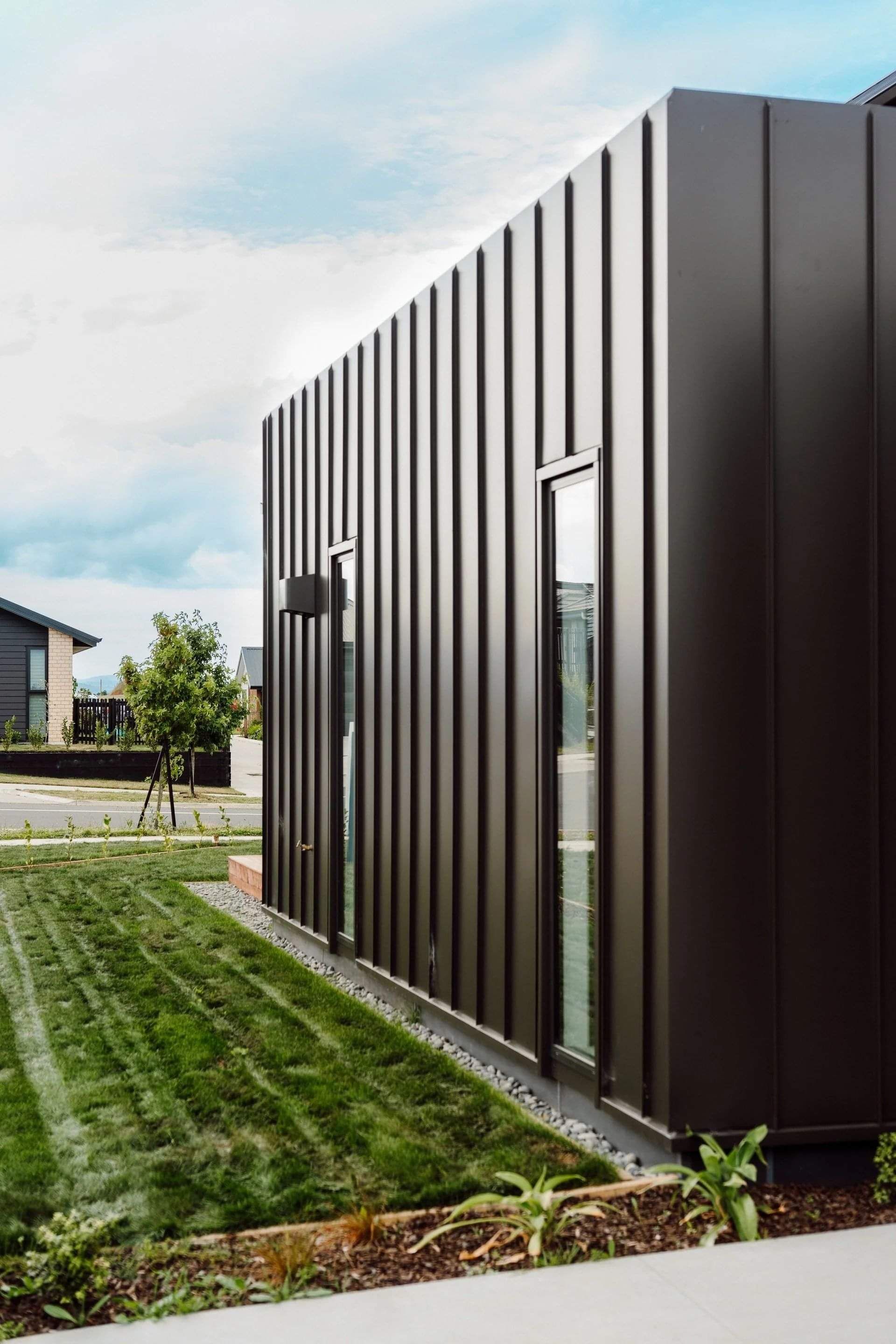 Black architecturally designed home