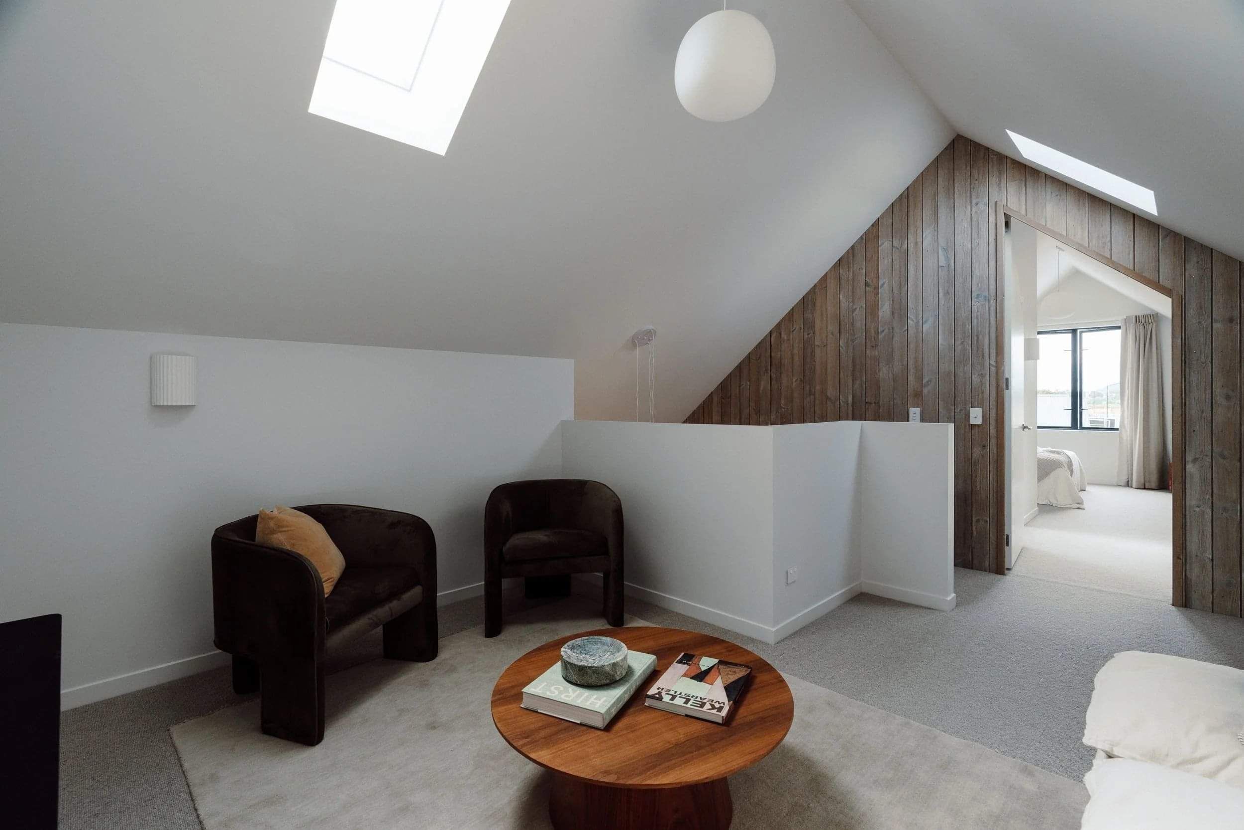 Extra living space on the second floor