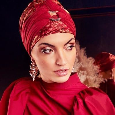 HocSienna Boho Turban - Oriental Red