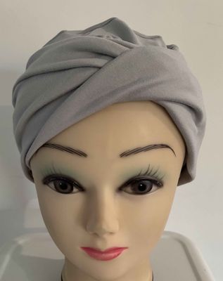 Twisty Turban - Silver Grey
