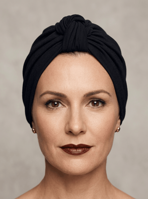 Head High Wired Headwrap - Ebony