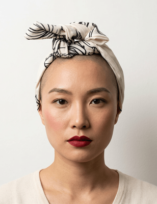Head High Wired Headwrap - Midnight Garden