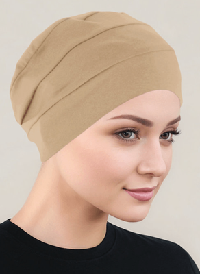 Cloche Cap - Beige