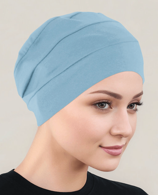 Cloche Cap - Light Blue