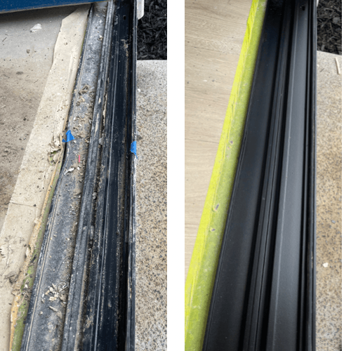 aluminium joinery touch up