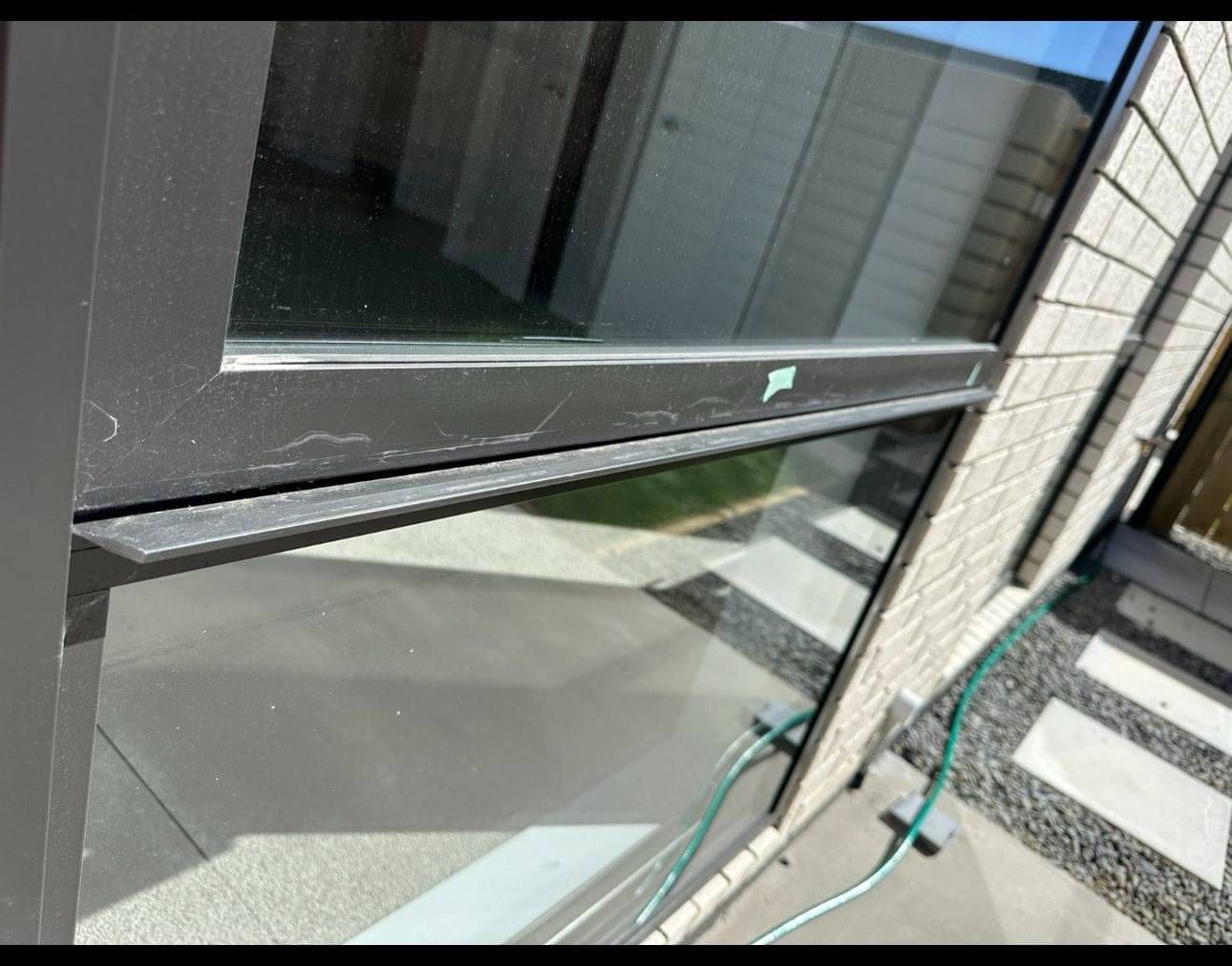 aluminium powder coated scratch repair