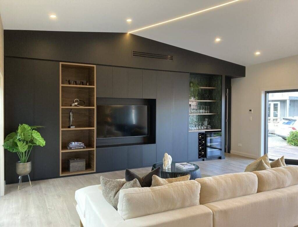 Entertainment unit, bar and display