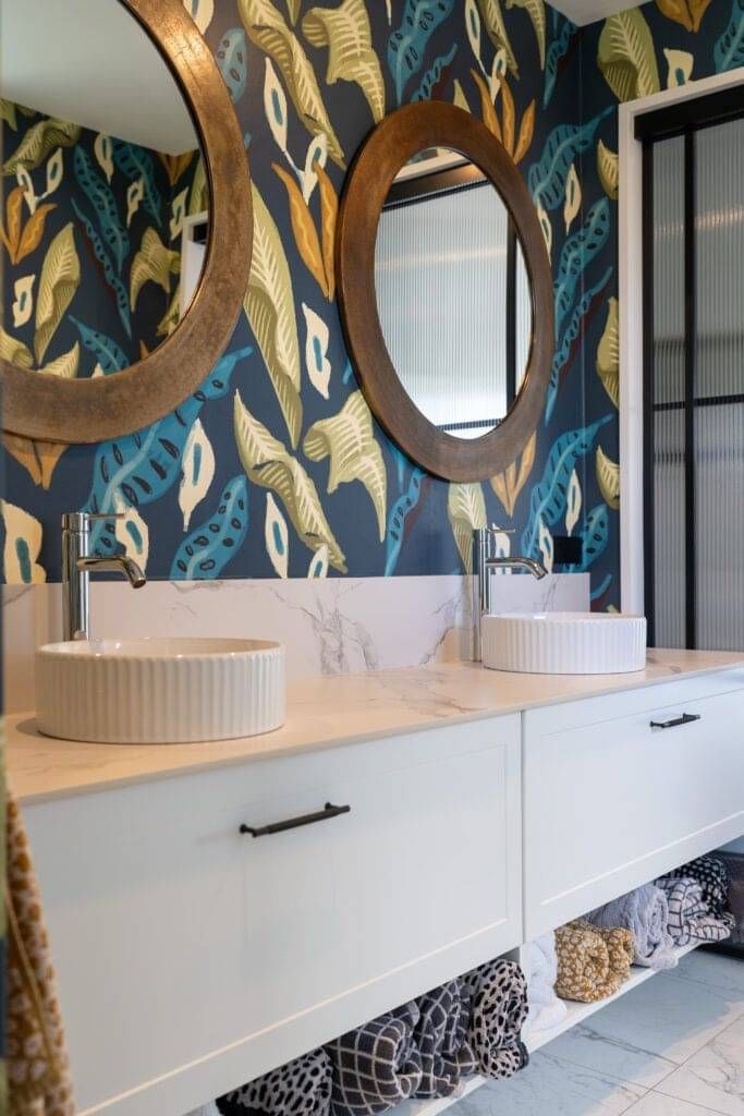 Shaker profile cabinetry bathroom