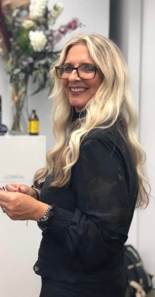 Michelle, an independent stylist at Voom Hair Design