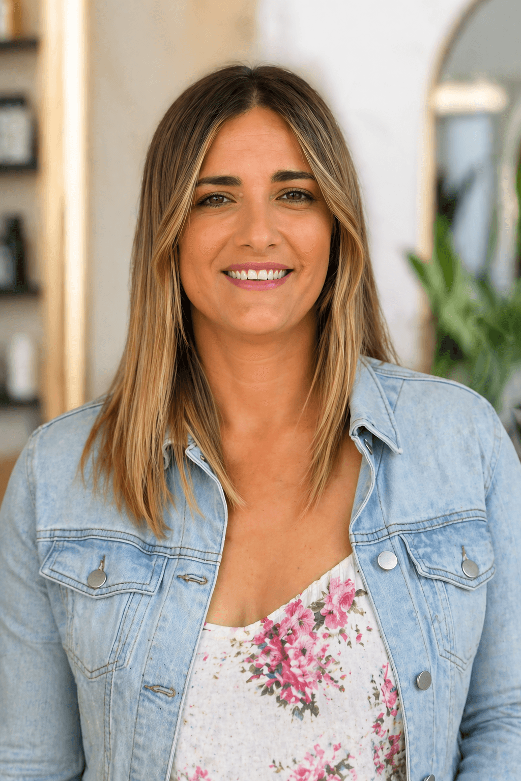 Leanna, an independent stylist at Voom Hair Design