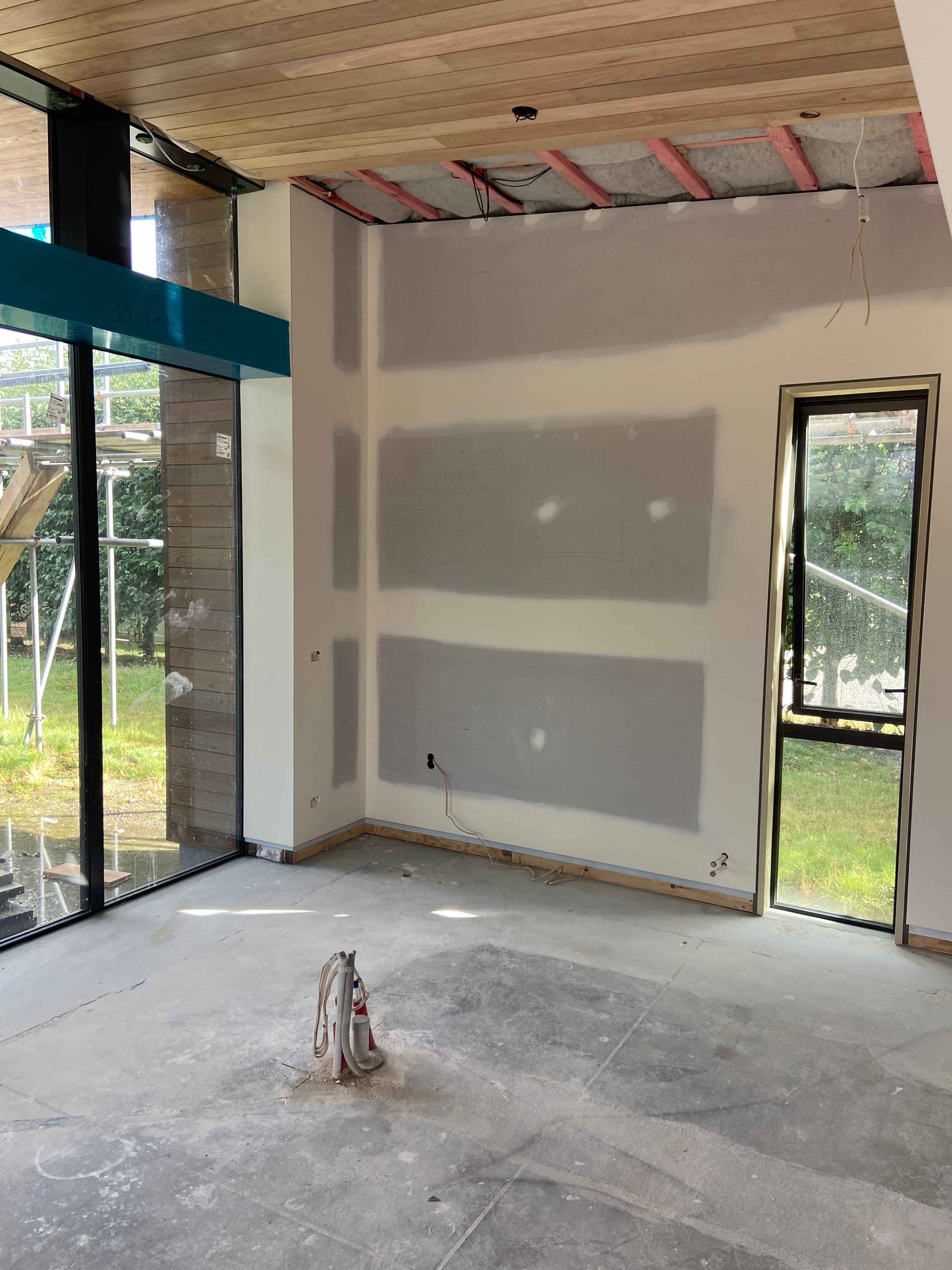 Finished wall