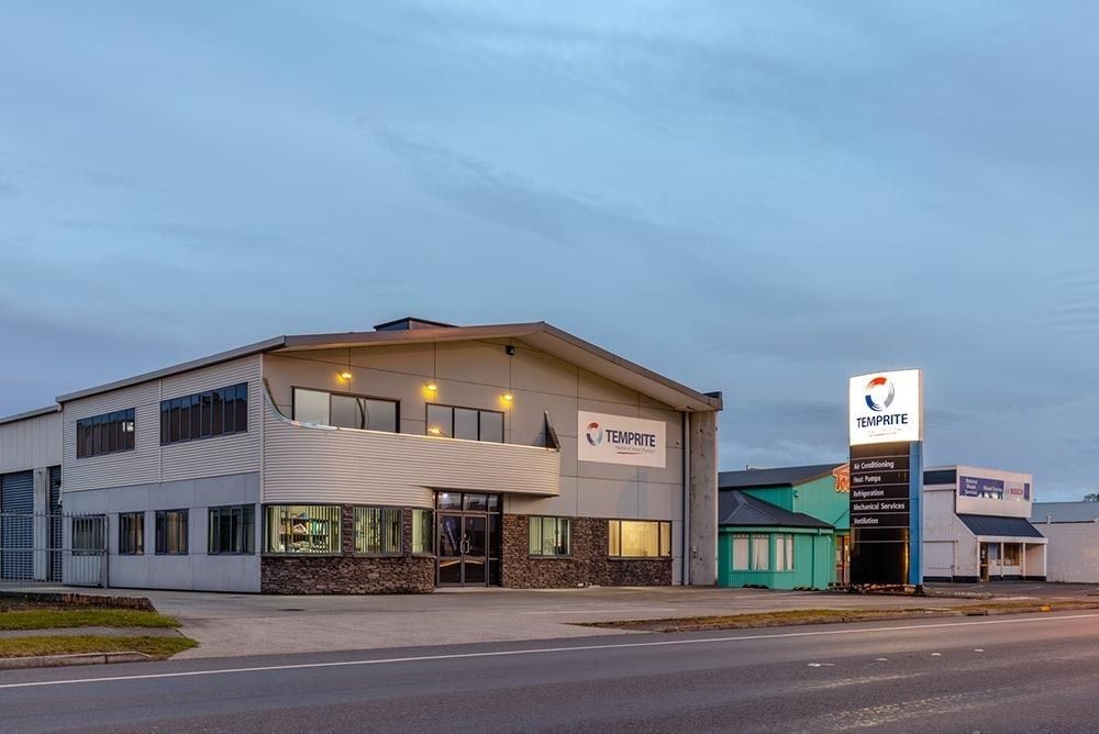 Temprite showroom, office and workshop on Old Taupo Road, Rotorua