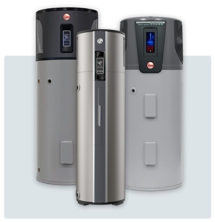 Rheem hot water heat pumps