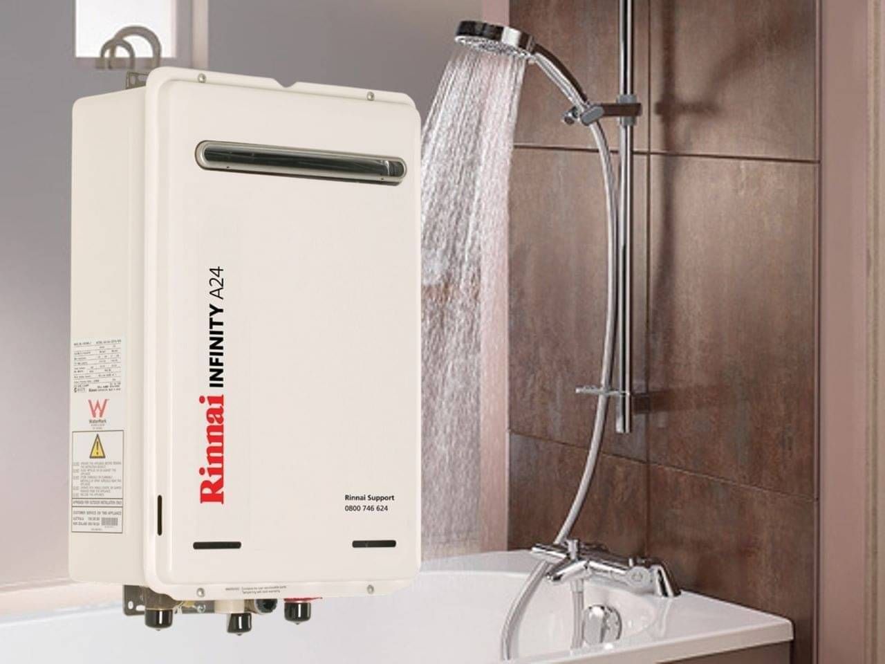 Rinnai gas hot water system