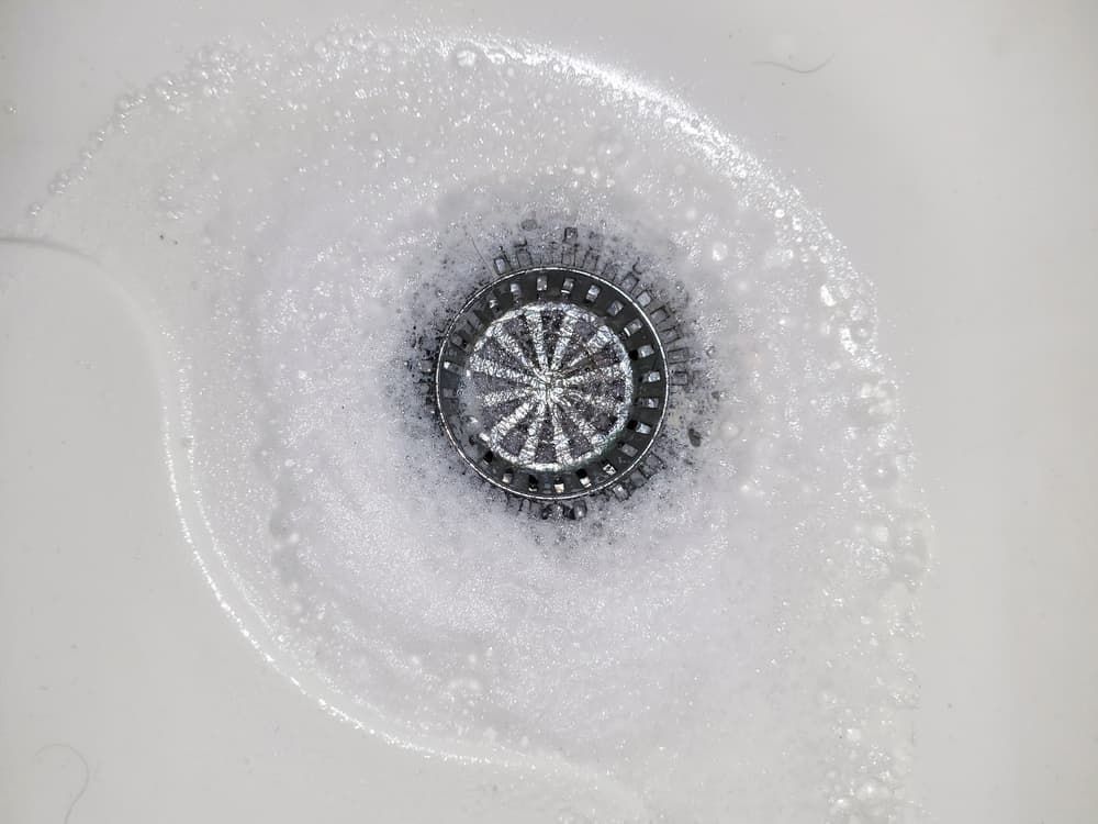 Blocked shower drain