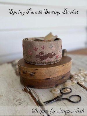 Spring Parade Sewing Basket