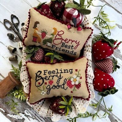 strawberry pincushions