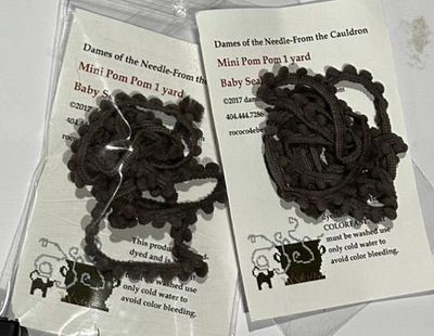 DAMES OF THE NEEDLE MINI POM POM (1yd/.90M)