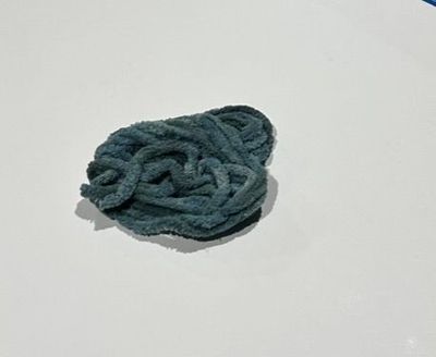 chenille - blue 3 metres