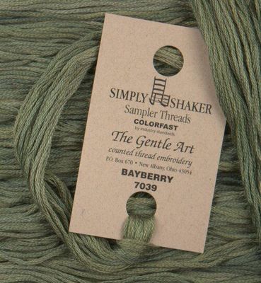 Sampler Threads Bayberry Green