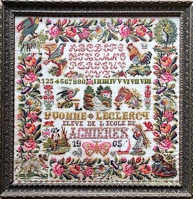 Yvonne Leclercq 1905 Cross Stitch Pattern