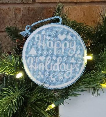 Happy Holiday Bauble