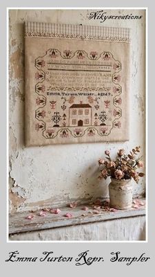 Emma Turton Repr. Sampler - PREORDER -needlework market26