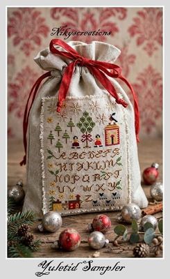 Yuletid Sampler -PREORDER - needlework market26