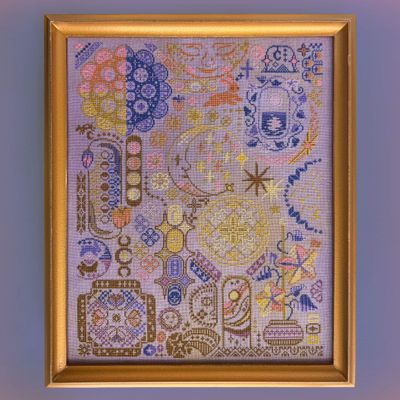 Moon Sampler - PREORDER - needlework market26