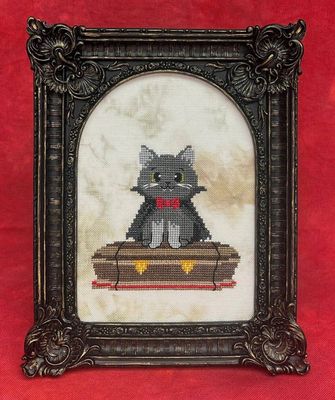Vincent The Vampire Kitty -PREORDER - needlework market26
