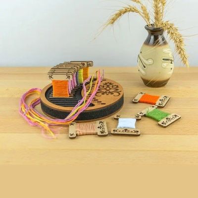 Foam Stand For Wooden, Acrylic Bobbins with Holes For Need