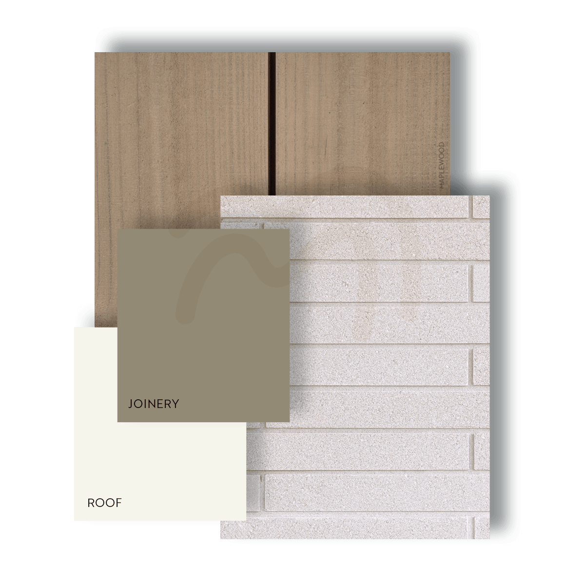Maplewood's Light Lichen home design featuring a soft earthy exterior with warm timber detailing and white brick, perfect for the Waikato setting.