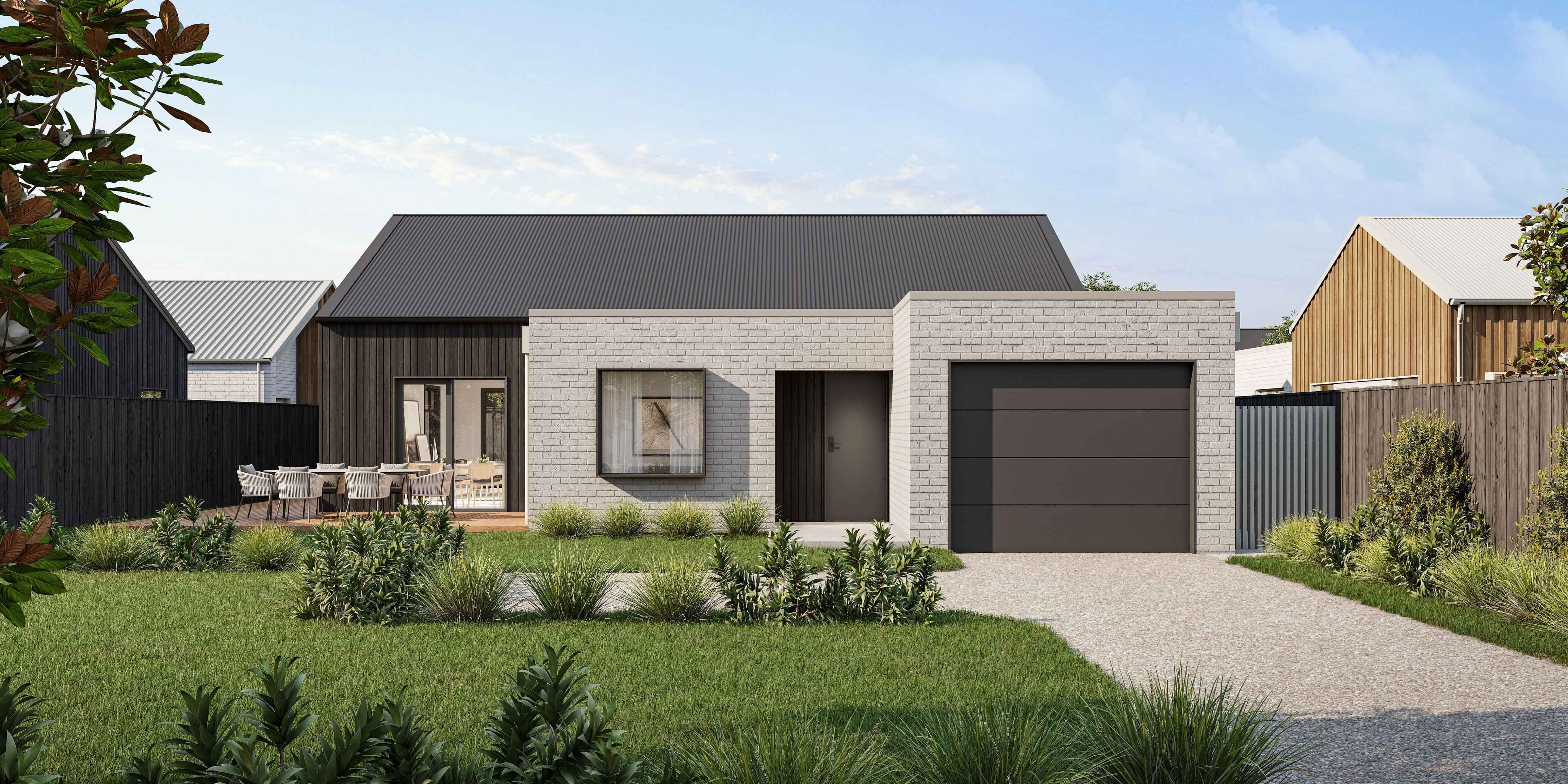 new subdivision in Morrinsville, Waikato. New homes and community living, family design. Cornerstone have created Maplewood.