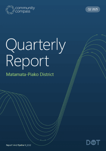 Read the Community Compass Quarterly Report for Matamata-Piako District