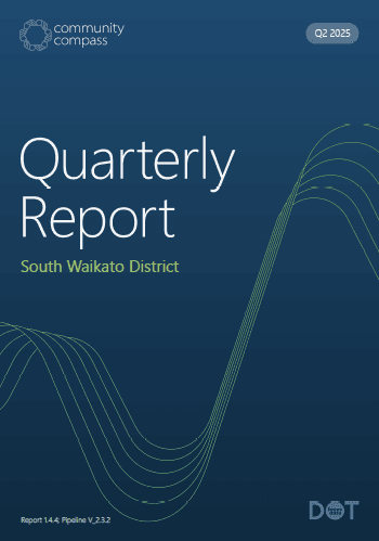 Read the Community Compass Quarterly Report for South Waikato District