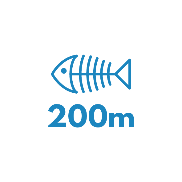 There is 200m global production of fish and seafood every year