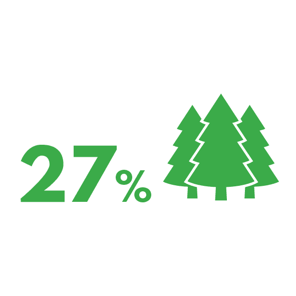 27% of Waikato's land remains in terrestrial indigenous vegetation cover