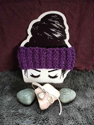 Purple Full Baby Headband 0-3 Months