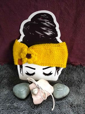 Sunflower Baby Headband 0-3 Months