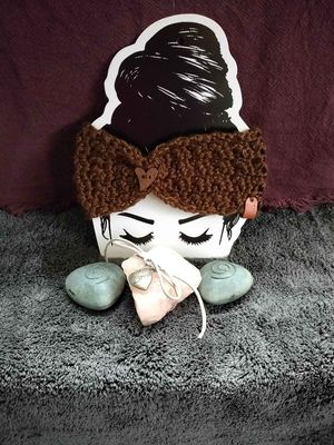 Chocolate Double Thick Ear Warmer