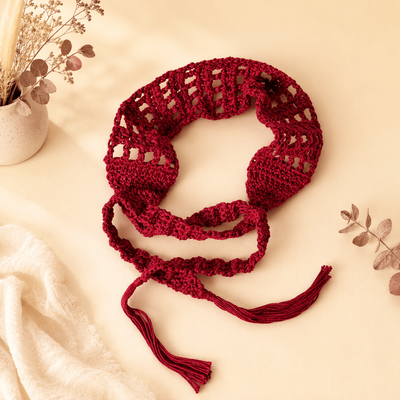 Red Rhapsody Head Wrap