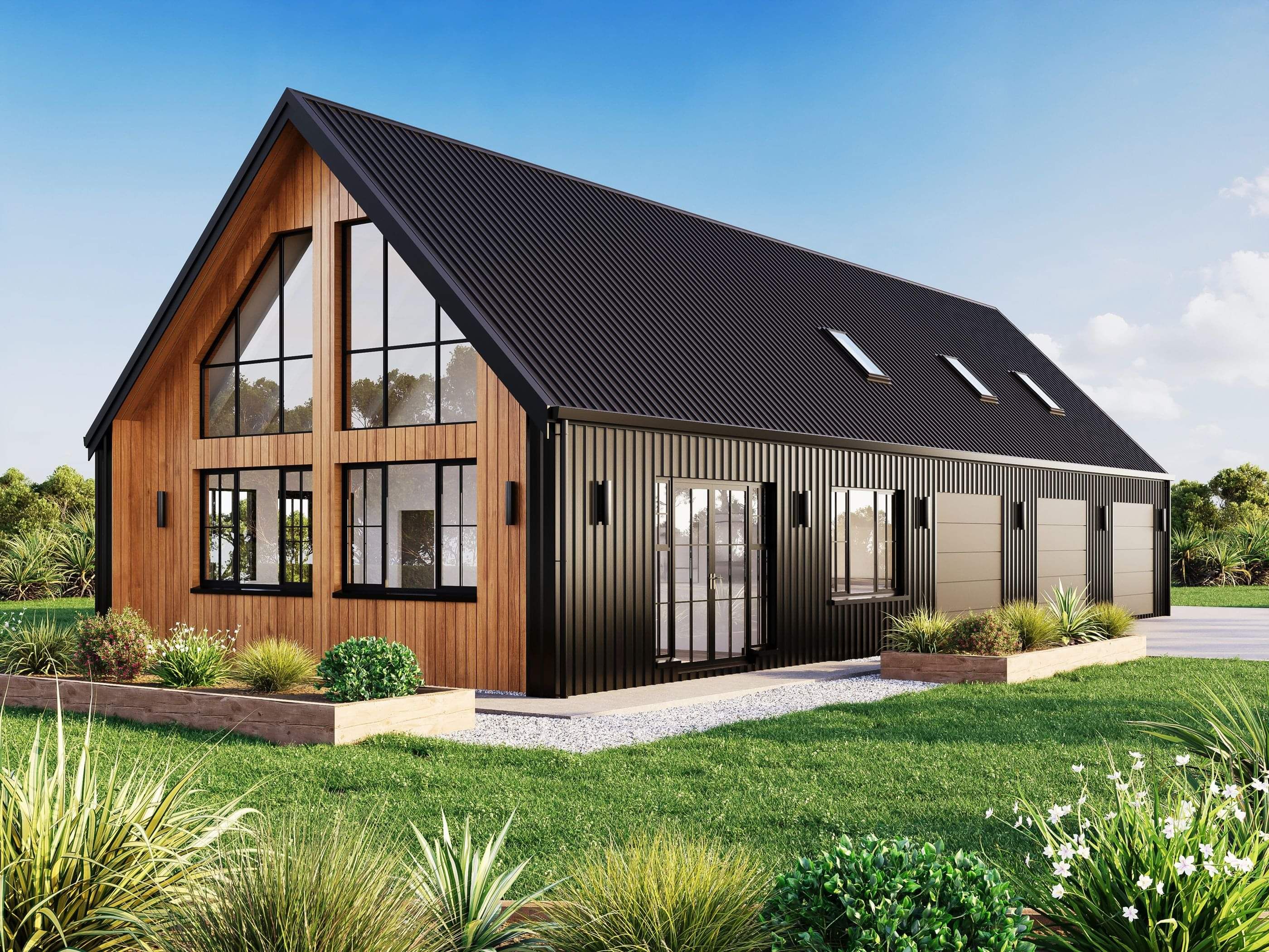 Image of timber cladded shed house by Ultra Built Sheds, Waikato.