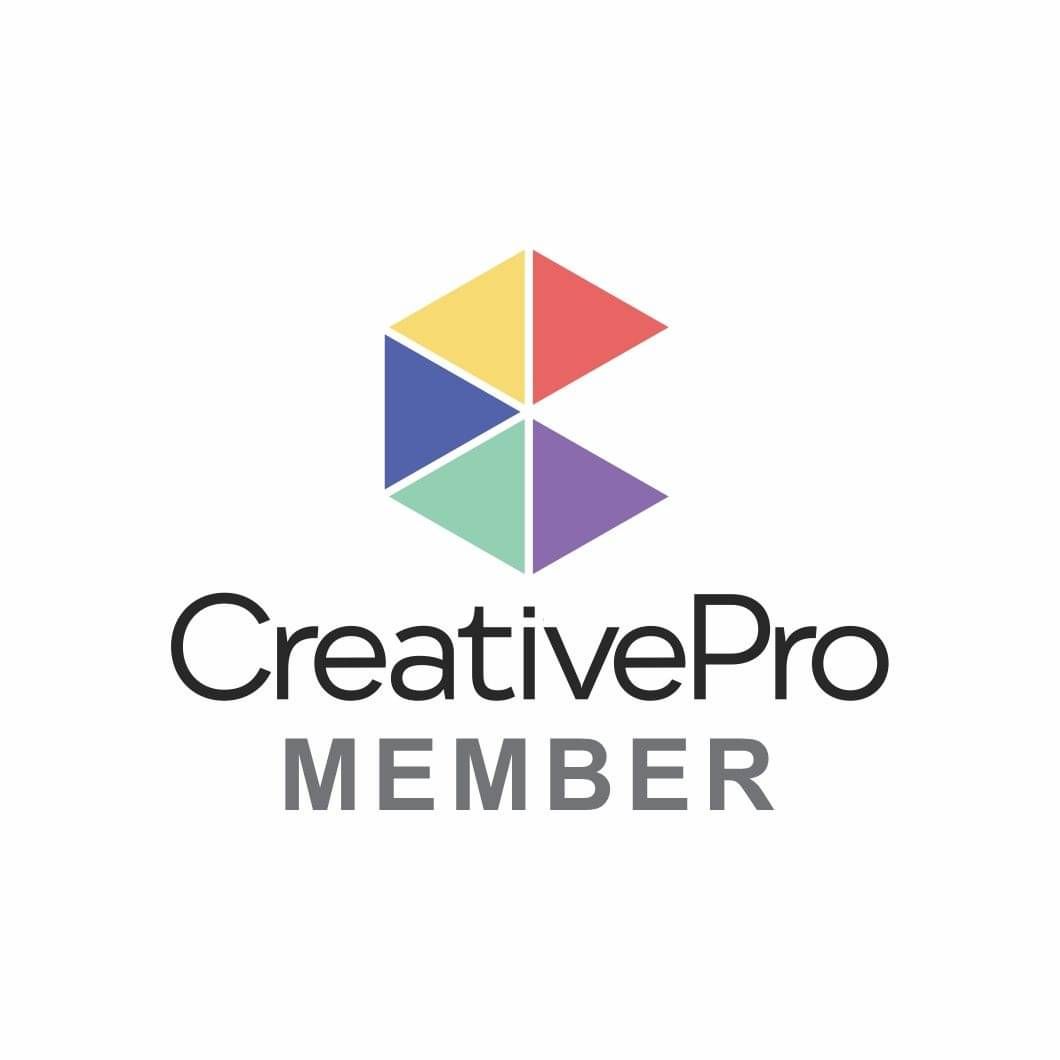 Creative Pro Member, links to Creative Pro website.